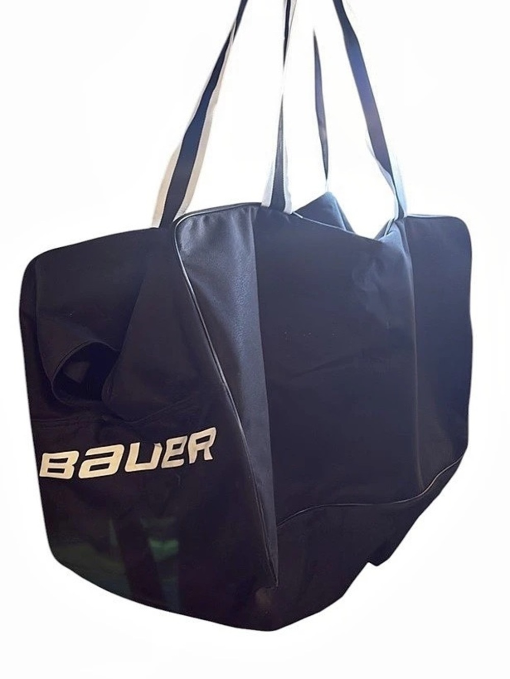 Bauer Black & White Junior/Intermediate Hockey Equipment Carry Bag - 31" x 15"